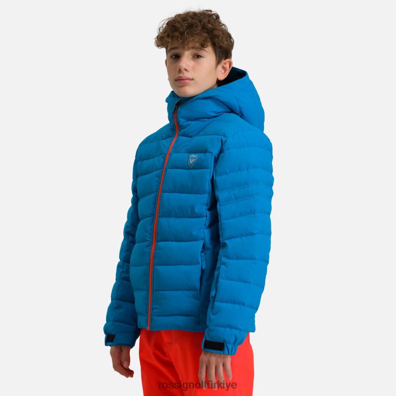 Rossignol Rapide kayak ceketi mavi erkek çocuklar üstler F0TFH1209
