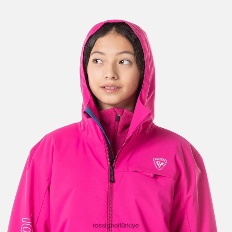 Rossignol kayak ceketi orkide pembesi gençler üstler F0TFH1195