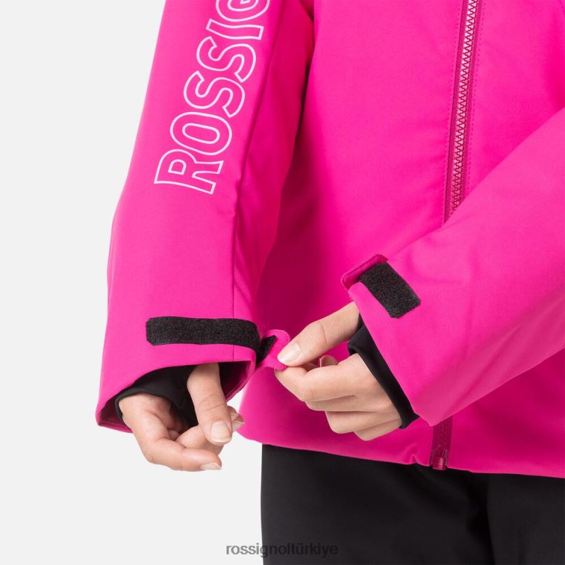 Rossignol kayak ceketi orkide pembesi gençler üstler F0TFH1195