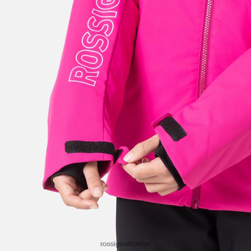 Rossignol kayak ceketi orkide pembesi gençler üstler F0TFH1195