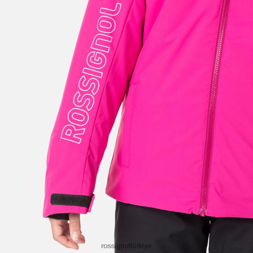 Rossignol kayak ceketi orkide pembesi gençler üstler F0TFH1195