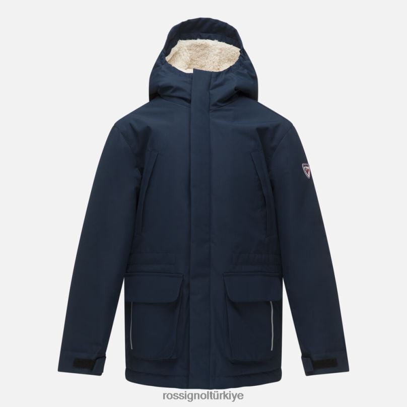 Rossignol parka koyu lacivert gençler üstler F0TFH1157