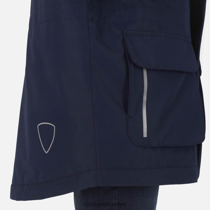 Rossignol parka koyu lacivert gençler üstler F0TFH1157