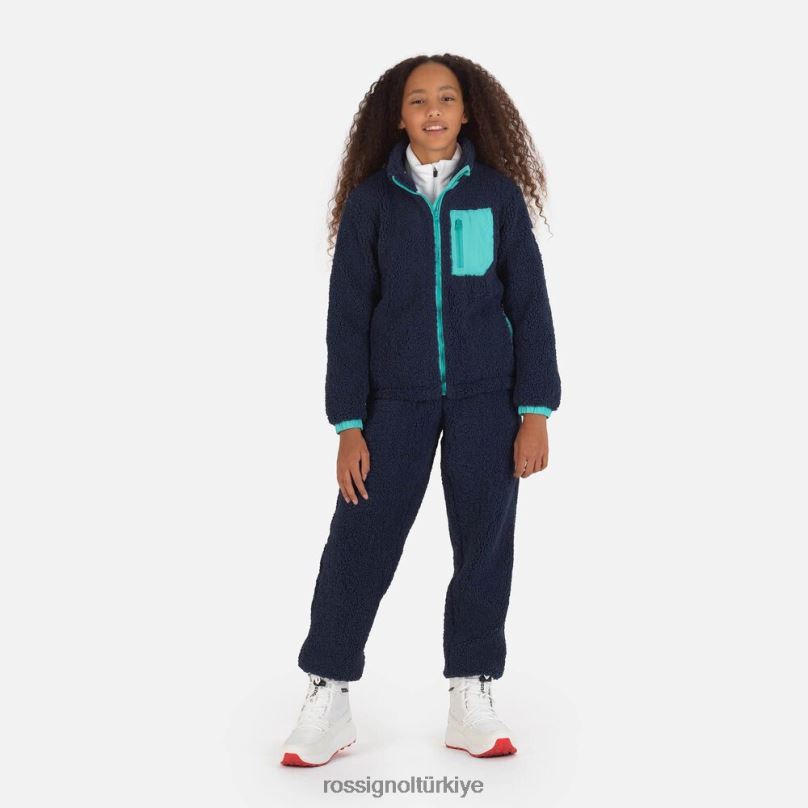 Rossignol polar ceket koyu lacivert gençler üstler F0TFH1147