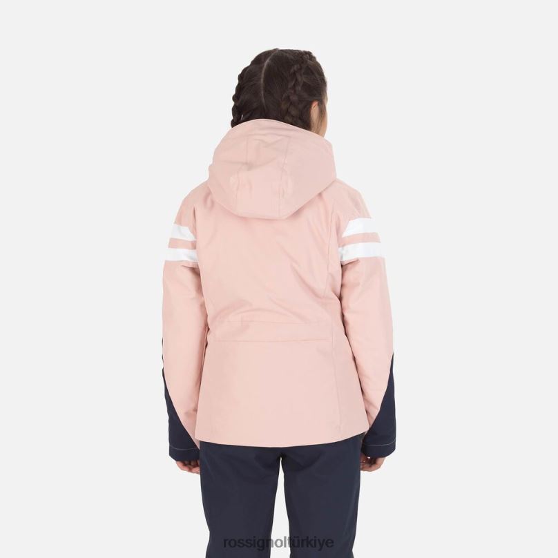 Rossignol kayak ceketi toz pembe kızlar üstler F0TFH1217