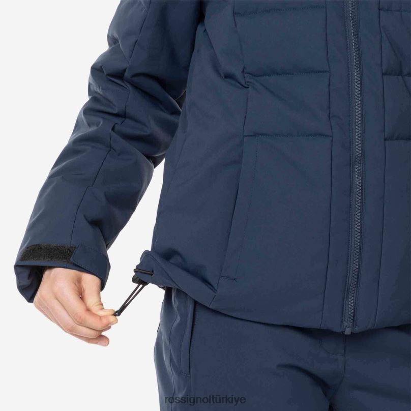 Rossignol polydown kayak ceketi koyu lacivert kızlar üstler F0TFH1175