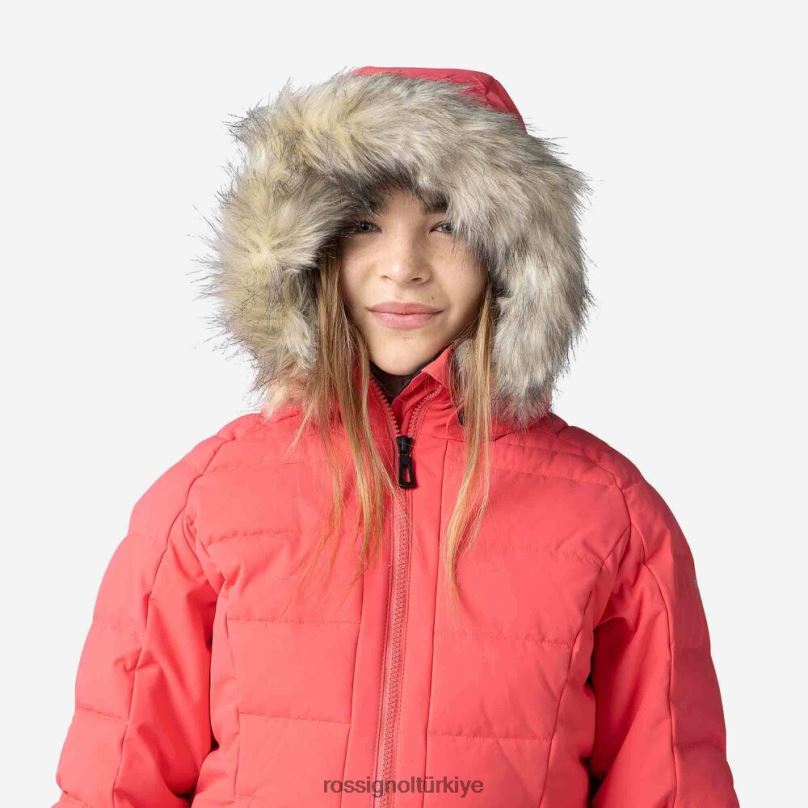 Rossignol polydown kayak ceketi pembe kaldırma kızlar üstler F0TFH1228