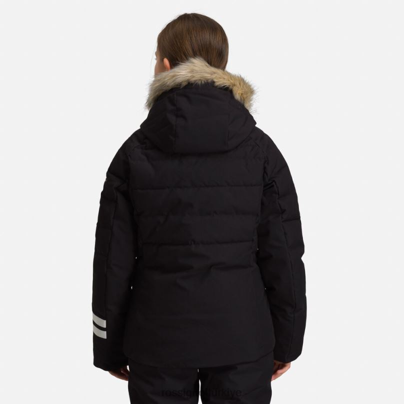 Rossignol polydown kayak ceketi siyah kızlar üstler F0TFH1213