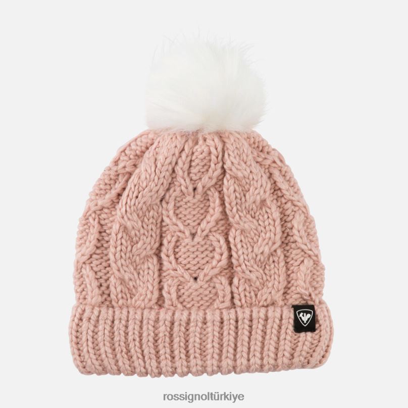 Rossignol kemikli kürk bere toz pembe kızlar Aksesuarlar F0TFH1219