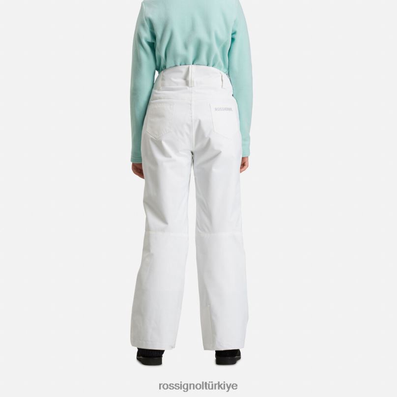 Rossignol kayak pantolonu beyaz kızlar dipler F0TFH1161