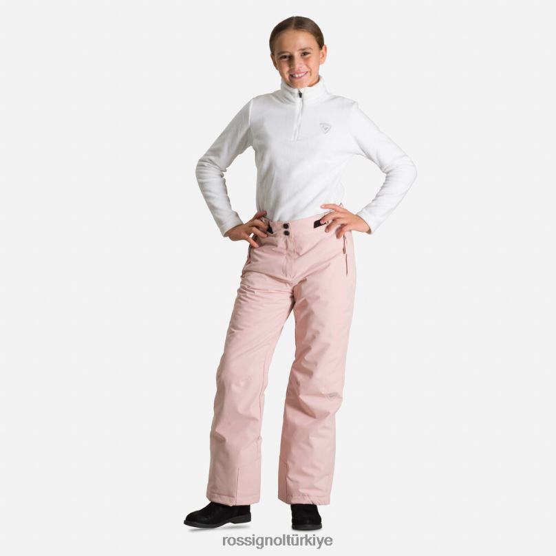 Rossignol kayak pantolonu pudra pembesi kızlar dipler F0TFH1197