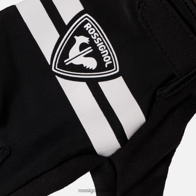 Rossignol streç bisiklet eldiveni siyah erkekler Aksesuarlar F0TFH113