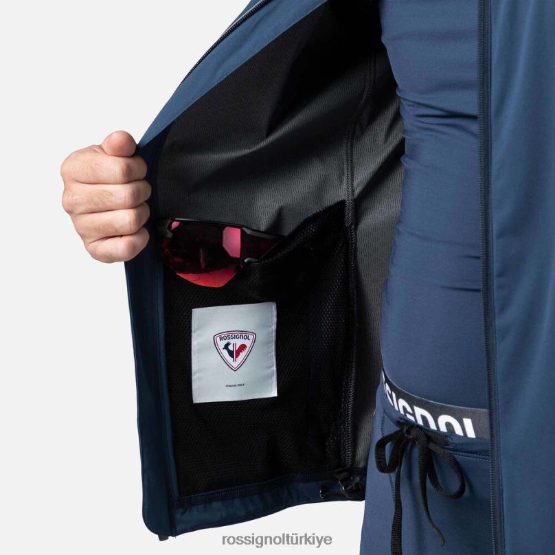 Rossignol poursuite ceket koyu lacivert erkekler üstler F0TFH553