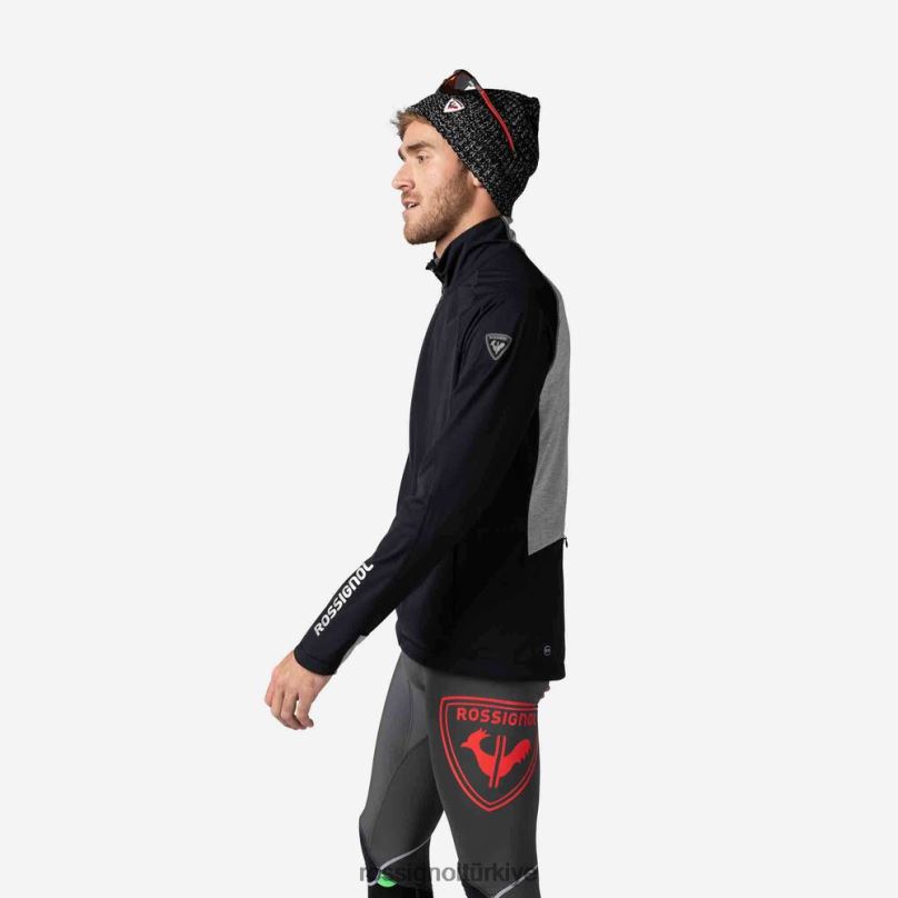 Rossignol poursuite ceket siyah erkekler üstler F0TFH558