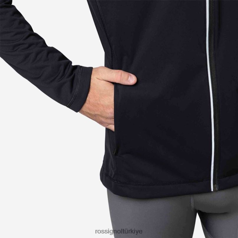 Rossignol poursuite ceket siyah erkekler üstler F0TFH558