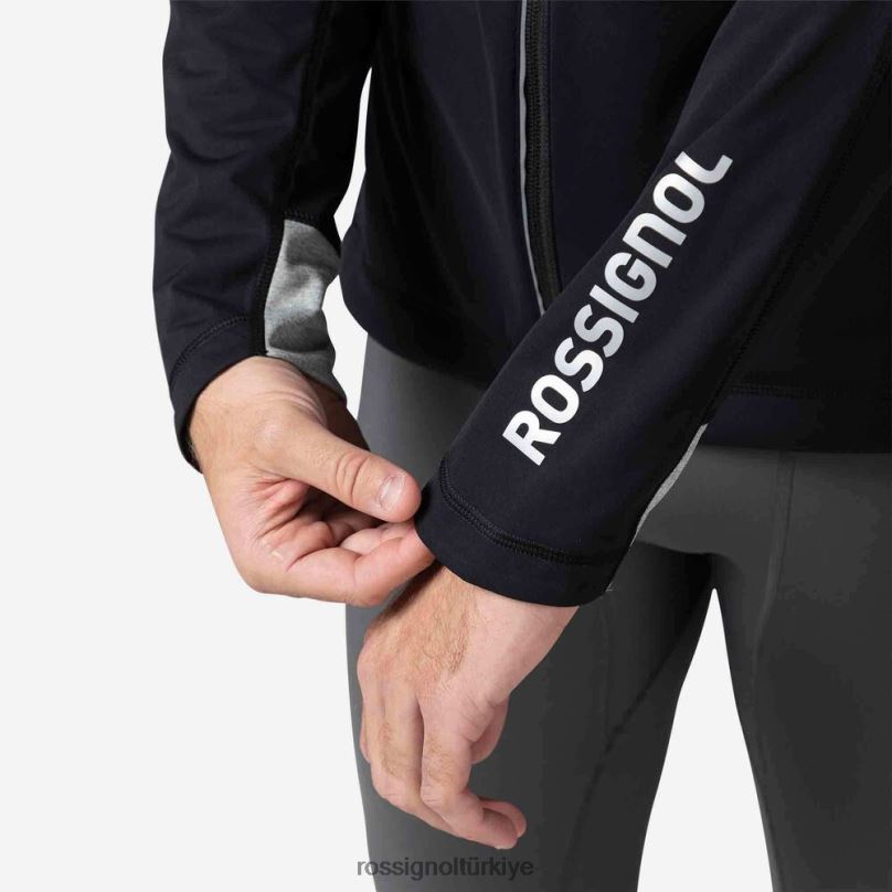 Rossignol poursuite ceket siyah erkekler üstler F0TFH558