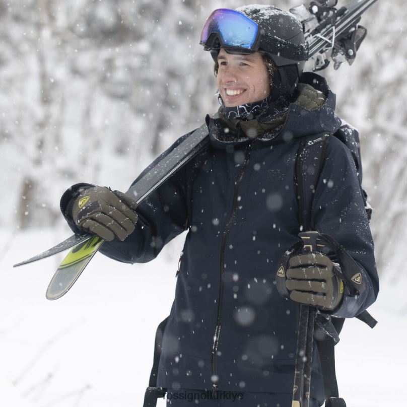 Rossignol skpr üç katmanlı ceket siyah erkekler üstler F0TFH529