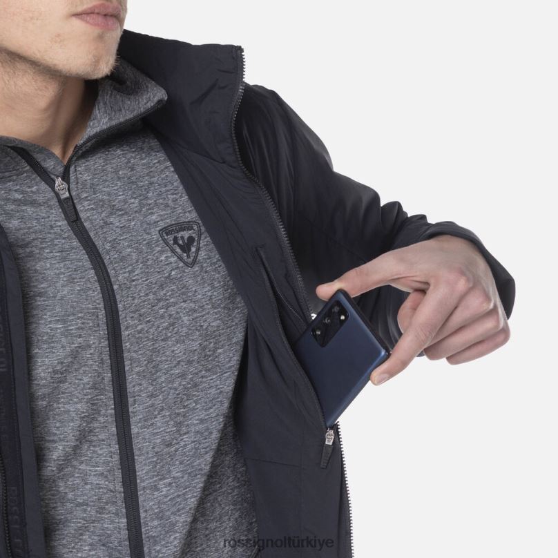 Rossignol ters ceket siyah erkekler üstler F0TFH393