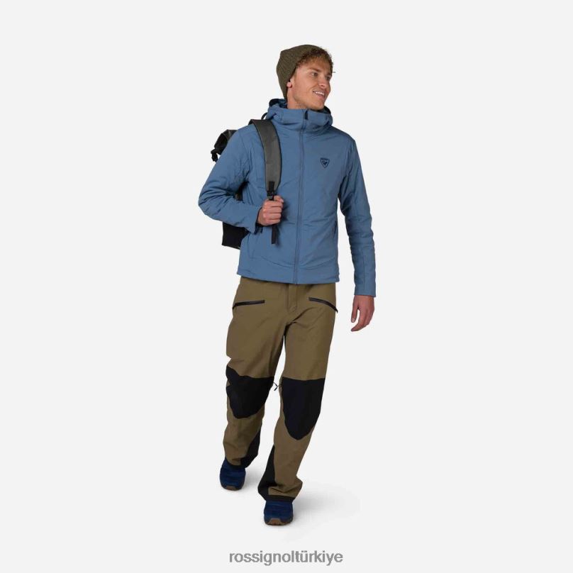 Rossignol ters kapüşonlu ceket lacivert erkekler üstler F0TFH282