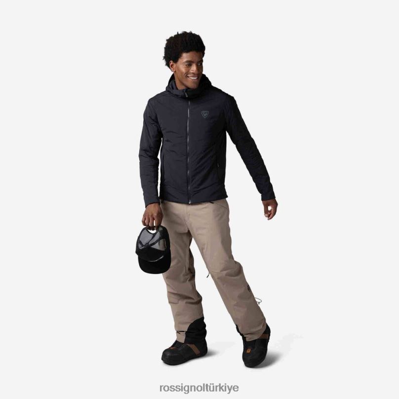 Rossignol ters kapüşonlu ceket siyah erkekler üstler F0TFH205