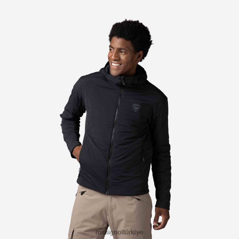 Rossignol ters kapüşonlu ceket siyah erkekler üstler F0TFH205