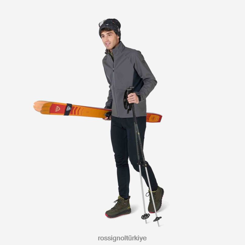 Rossignol yumuşak kabuk ceket oniks grisi erkekler üstler F0TFH516