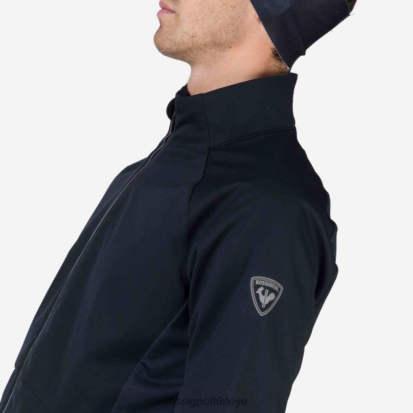 Rossignol yumuşak kabuk ceket siyah erkekler üstler F0TFH329