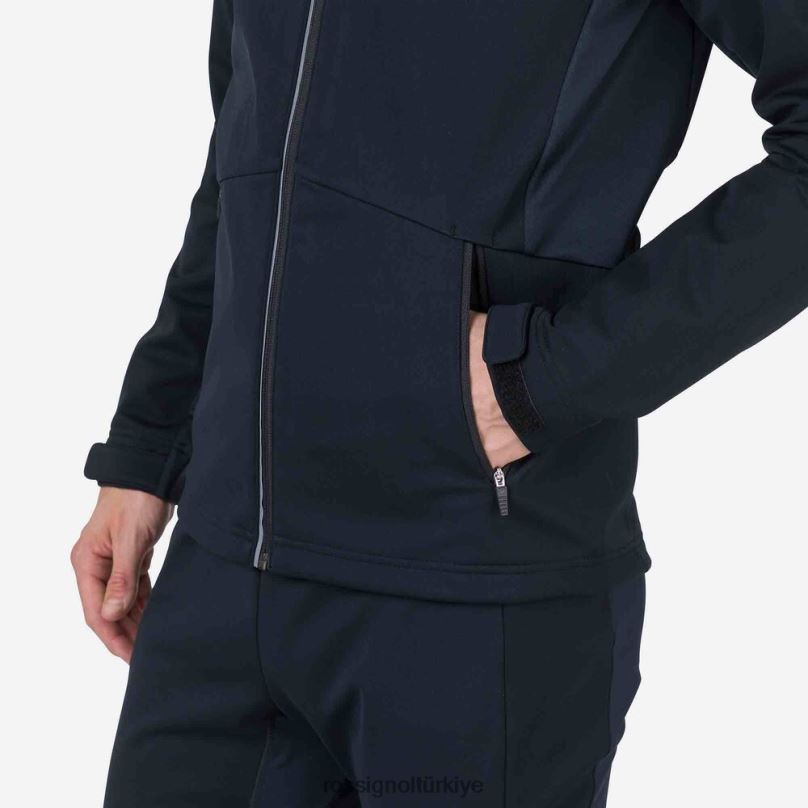 Rossignol yumuşak kabuk ceket siyah erkekler üstler F0TFH329