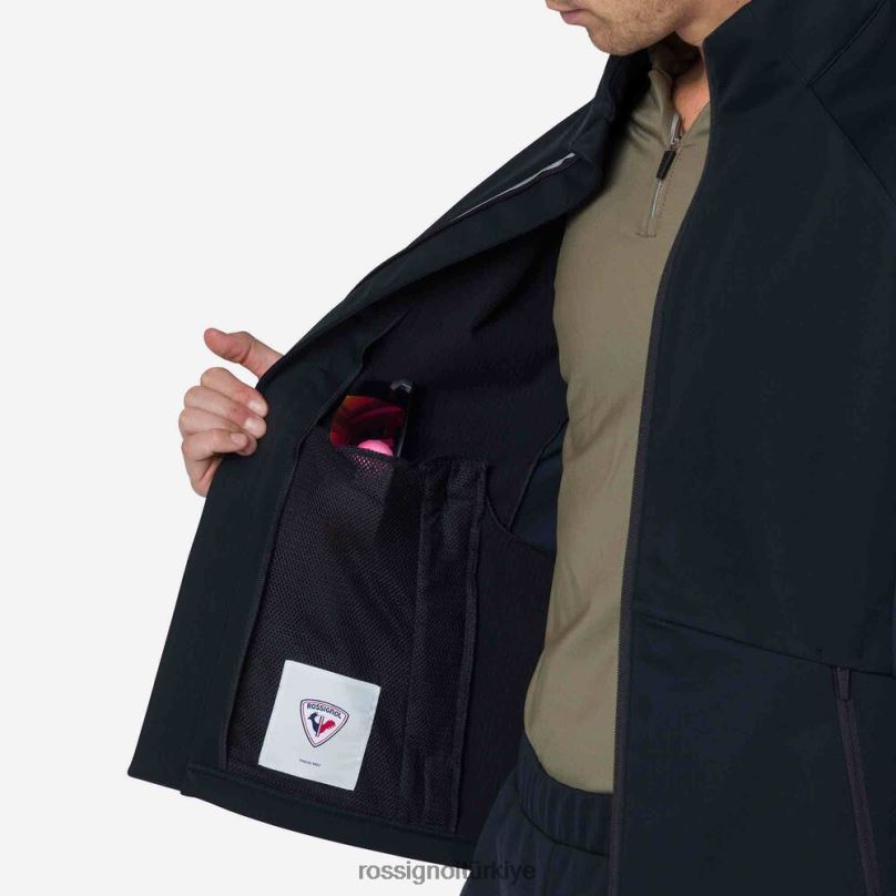 Rossignol yumuşak kabuk ceket siyah erkekler üstler F0TFH329