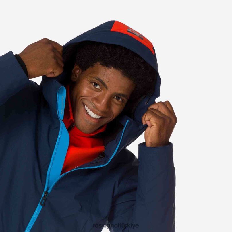 Rossignol controle kayak ceketi koyu lacivert erkekler üstler F0TFH632