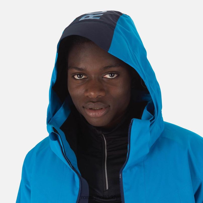 Rossignol controle kayak ceketi mavi erkekler üstler F0TFH123