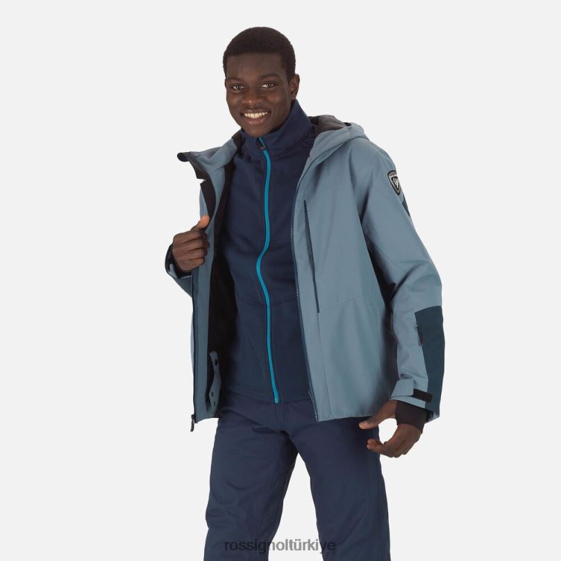 Rossignol fonksiyon kayak ceketi Mavi gri erkekler üstler F0TFH118