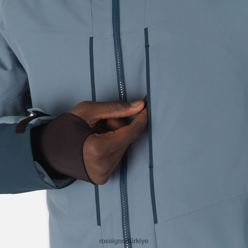 Rossignol fonksiyon kayak ceketi Mavi gri erkekler üstler F0TFH118