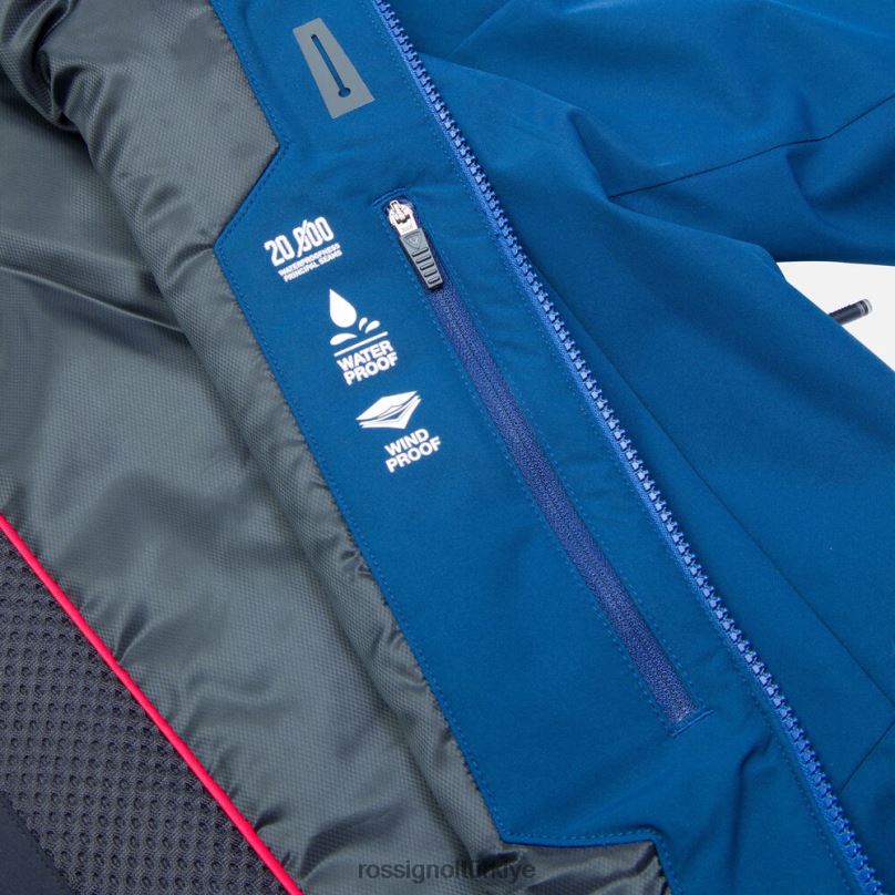 Rossignol fonksiyon kayak ceketi koyu lacivert erkekler üstler F0TFH167