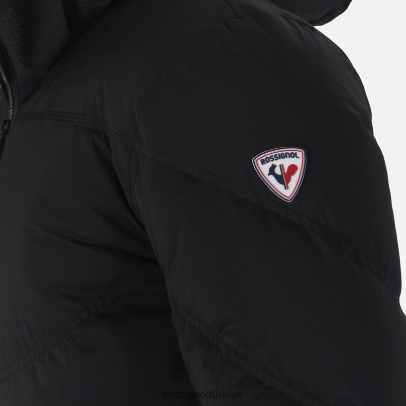 Rossignol imza merinos kaz tüyü kayak ceketi siyah erkekler üstler F0TFH409