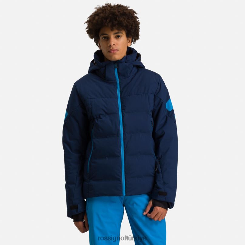 Rossignol kayak ceketi kalkış koyu lacivert erkekler üstler F0TFH130