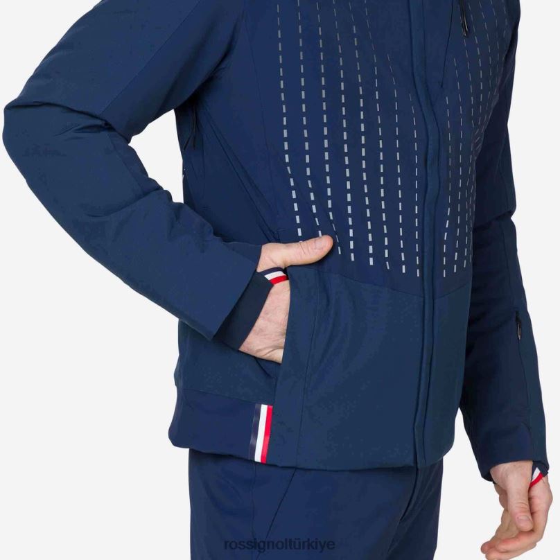 Rossignol kayak ceketini bozmak koyu lacivert erkekler üstler F0TFH615