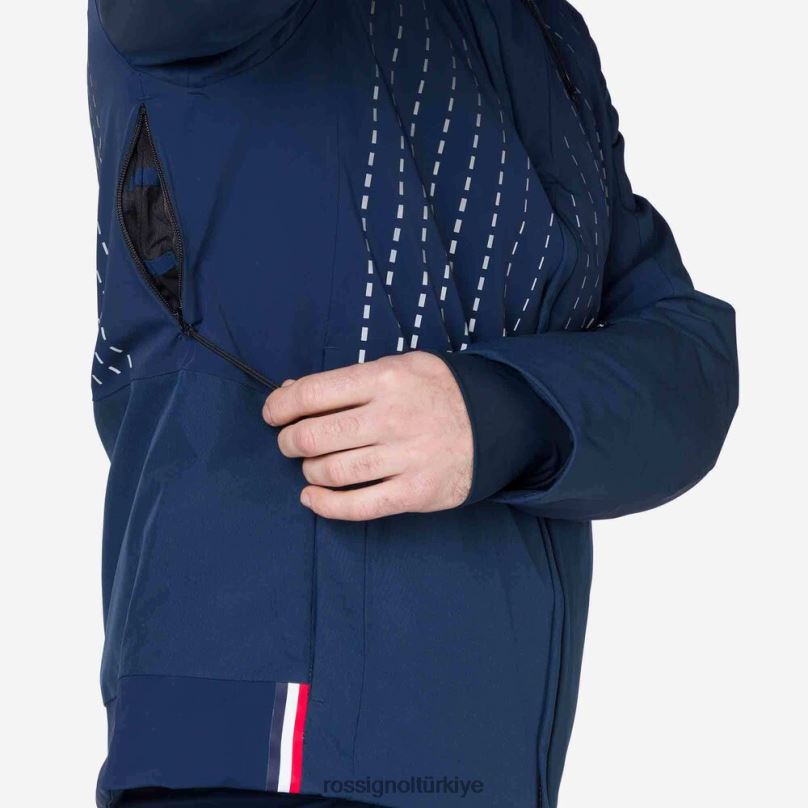 Rossignol kayak ceketini bozmak koyu lacivert erkekler üstler F0TFH615
