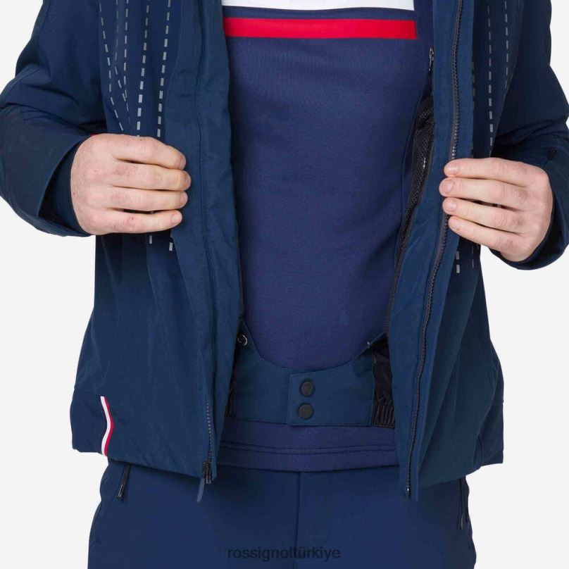 Rossignol kayak ceketini bozmak koyu lacivert erkekler üstler F0TFH615
