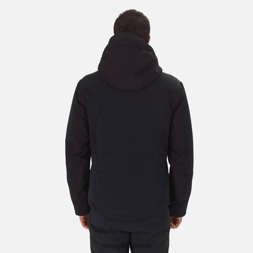 Rossignol reaksiyon merinos kayak ceketi siyah erkekler üstler F0TFH599