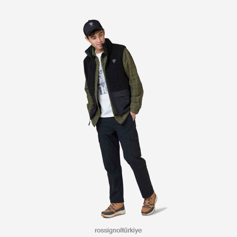 Rossignol polar yelek siyah erkekler üstler F0TFH314