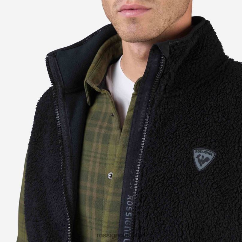 Rossignol polar yelek siyah erkekler üstler F0TFH314