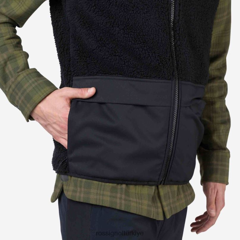 Rossignol polar yelek siyah erkekler üstler F0TFH314