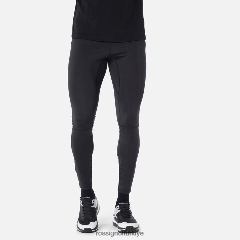 Rossignol hafif, nefes alabilen koşu taytı siyah erkekler dipler F0TFH446