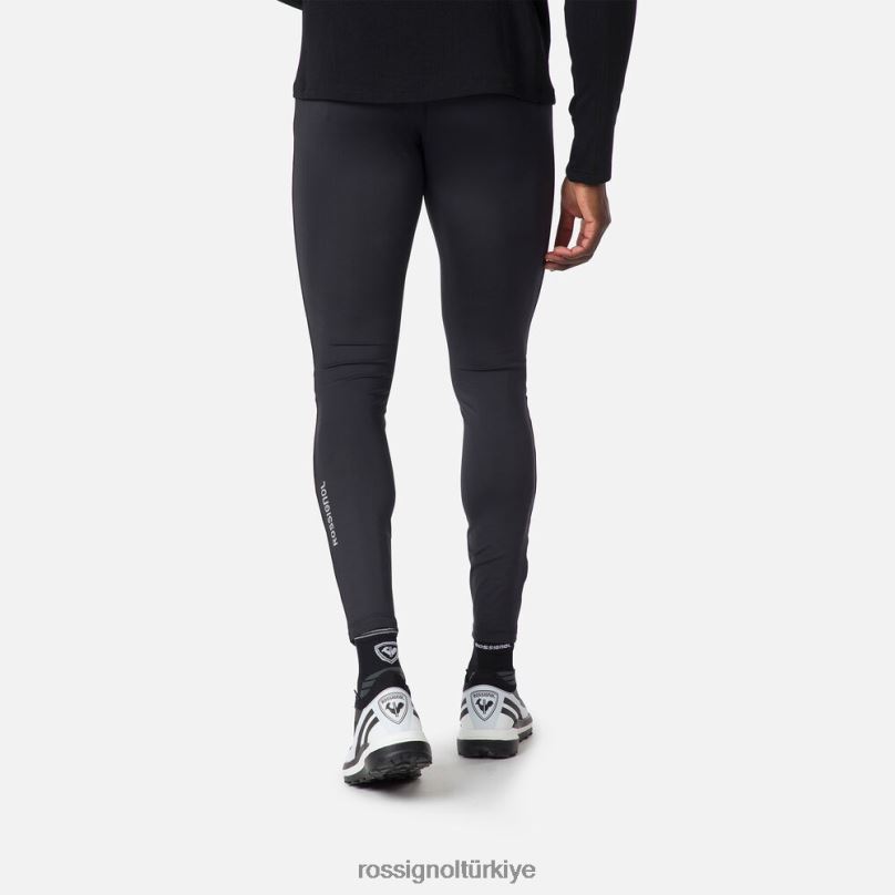 Rossignol hafif, nefes alabilen koşu taytı siyah erkekler dipler F0TFH446