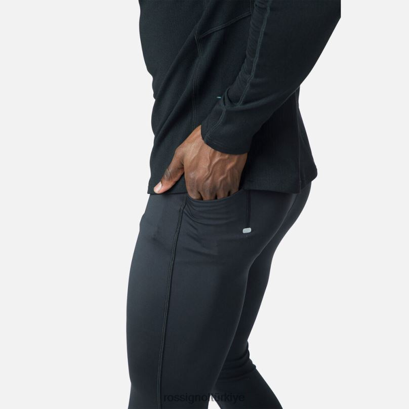 Rossignol hafif, nefes alabilen koşu taytı siyah erkekler dipler F0TFH446