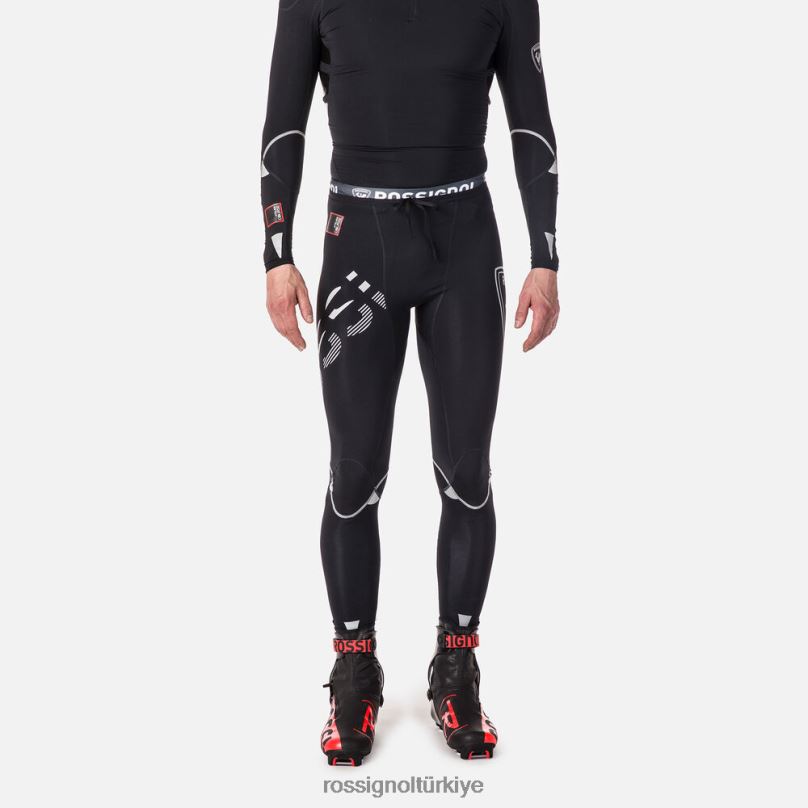 Rossignol infini kompresyon yarış taytı siyah erkekler dipler F0TFH242
