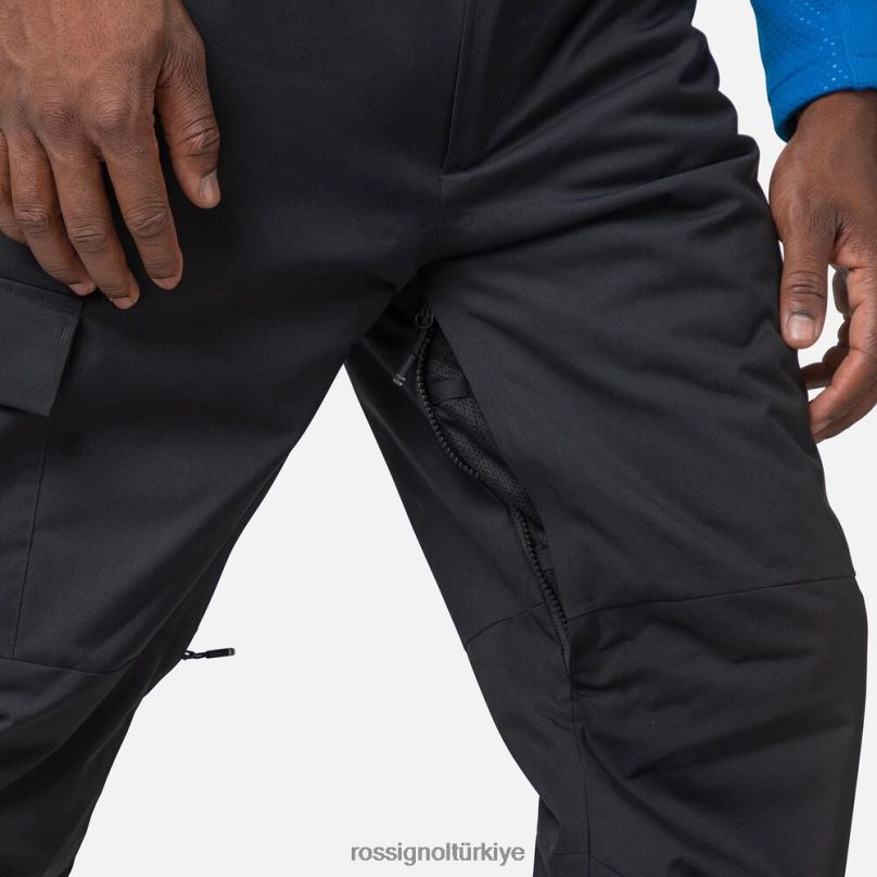 Rossignol rahat önlük pantolonu siyah erkekler dipler F0TFH227