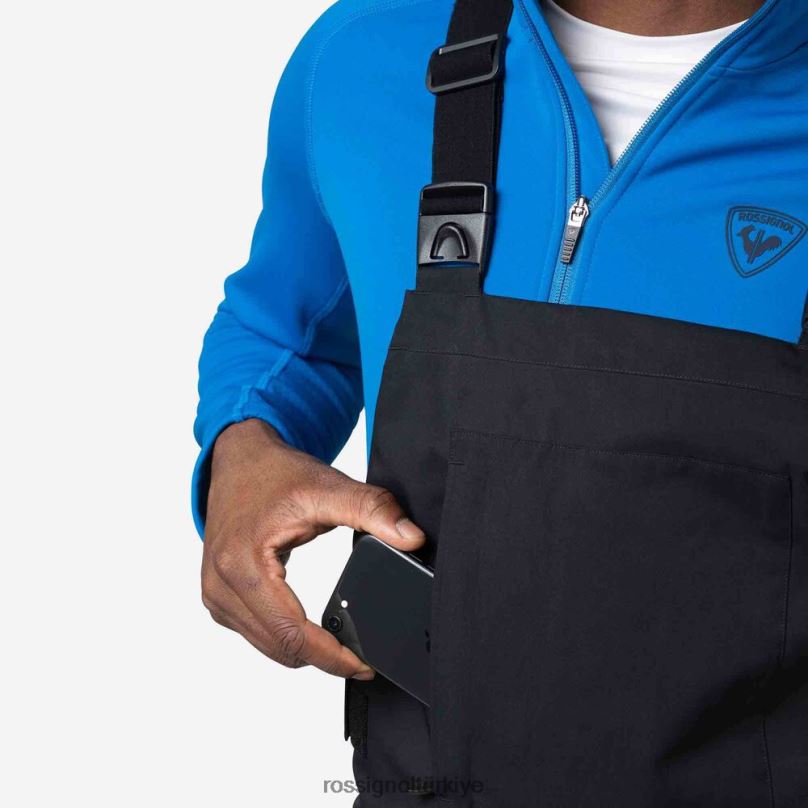 Rossignol rahat önlük pantolonu siyah erkekler dipler F0TFH227