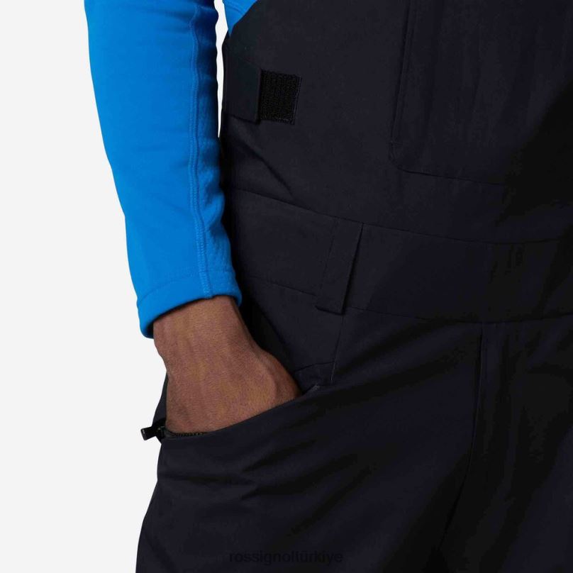 Rossignol rahat önlük pantolonu siyah erkekler dipler F0TFH227